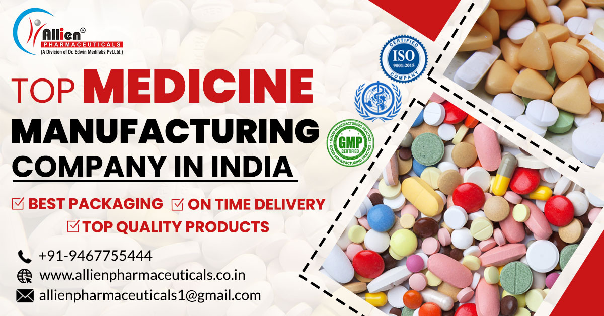 Who Holds the Leading Position Among the Top Medicine Manufacturing Companies in India? | Allien Pharmaceuticals