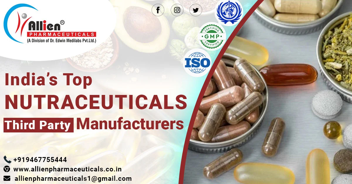 Third party Nutraceutical Manufacturers in India